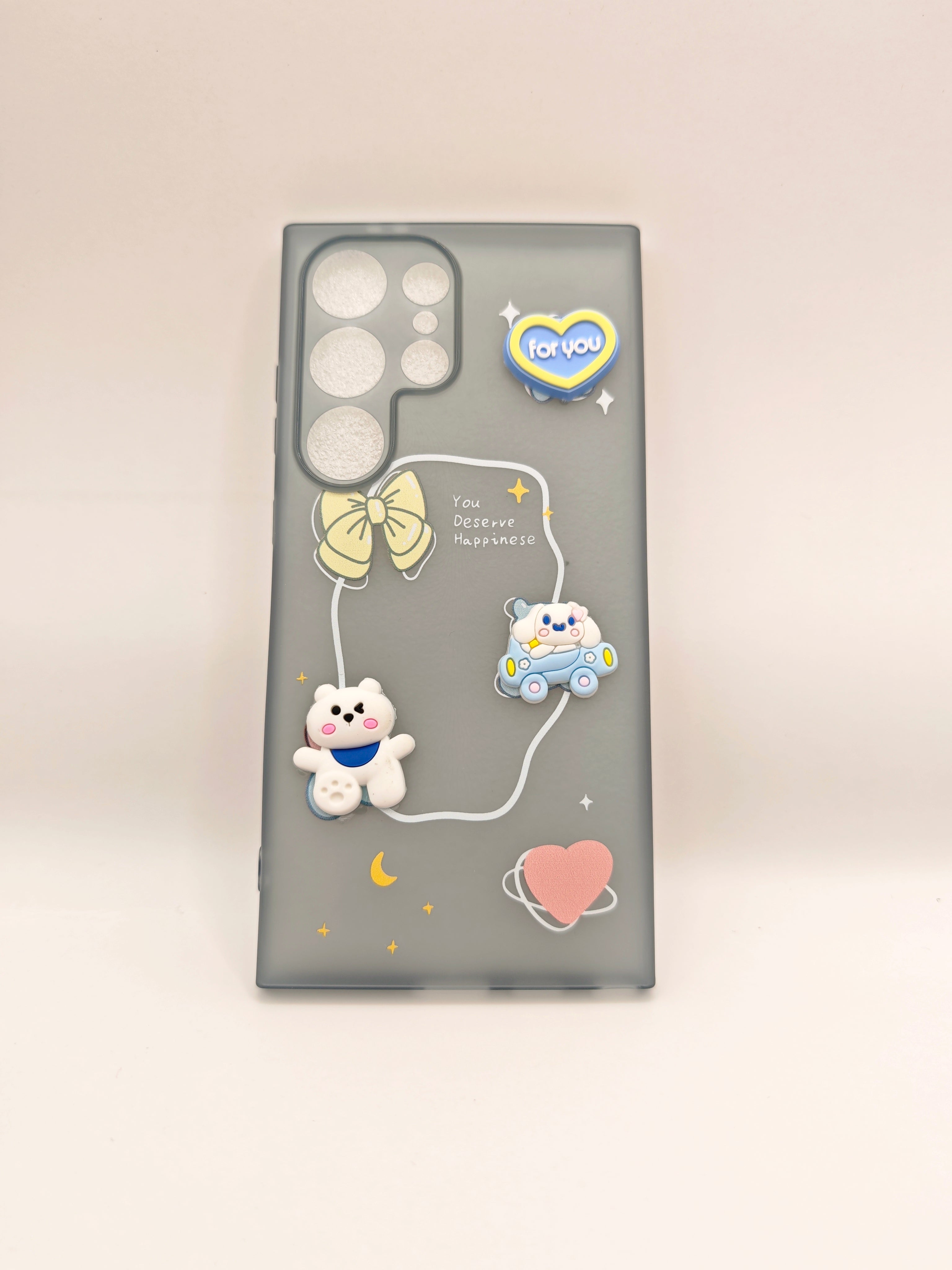 SAMSUNG S26U Cute 3D Cartoon Matte Shockproof Phone Case – Cute Characters, Bears & Dolls Design