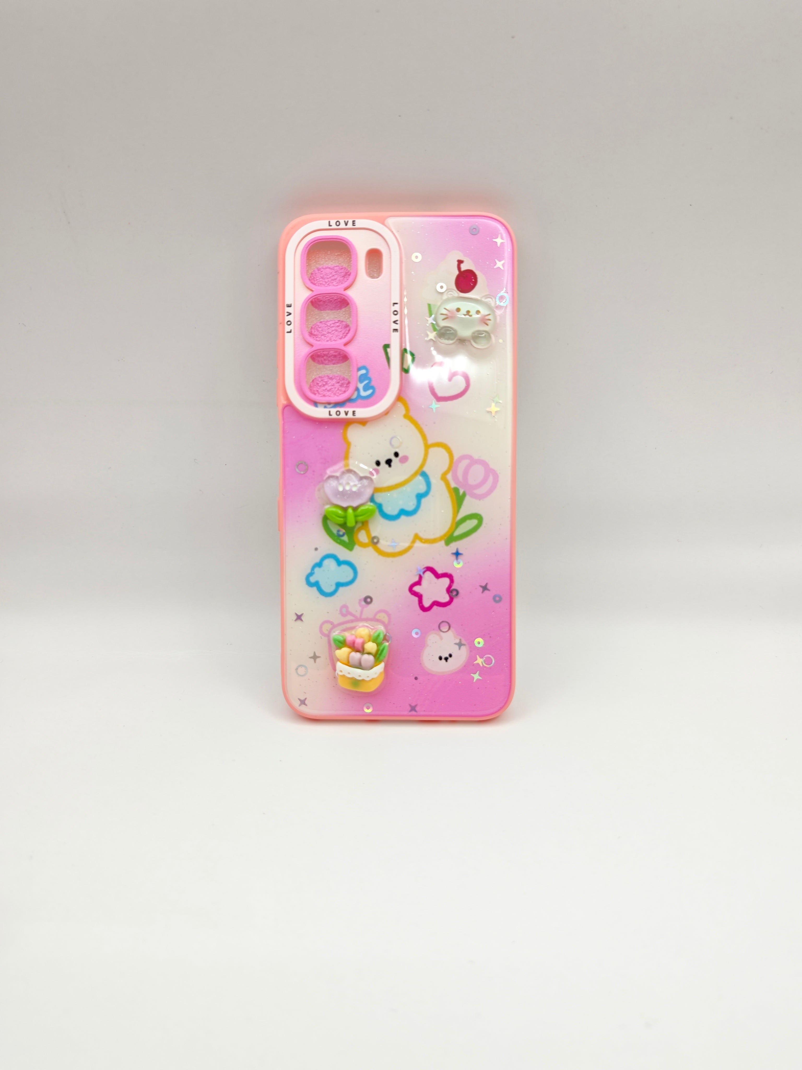 infinix hot 60i and hot 60 Pastel Dream 3D Kawaii Charm Phone Case
