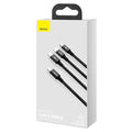 Baseus Rapid Series 3-in-1 Fast Charging Cable (Type-C to Micro USB, Lightning & USB-C) PD 20W