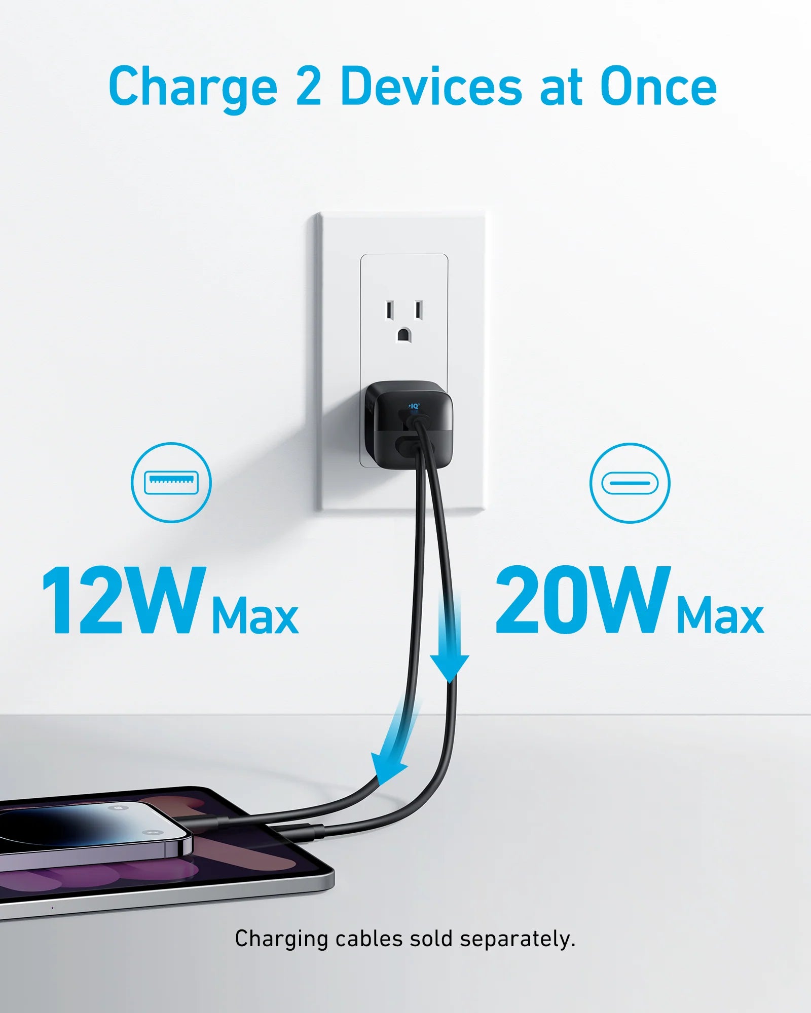 Anker 323 Charger 33W Fast USB-C Wall Charger Compact & Powerful