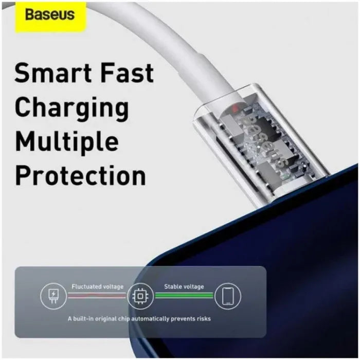 Baseus Superior USB-C to Lightning Cable 1M – PD 20W Fast Charging Data Cable for iPhone (Type-C to iP)