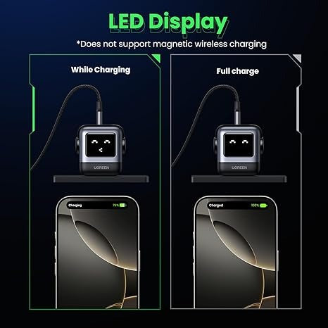 UGREEN Nexode RG 30W USB-C GaN Fast Charger (Model 15550) Compact Power Adapter